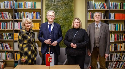 Austrijos ambasadoriaus dr. Johannes Aigner vizitas Vilniaus apskrities Adomo Mickevičiaus...