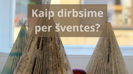 Kaip dirbsime šventiniu laikotarpiu