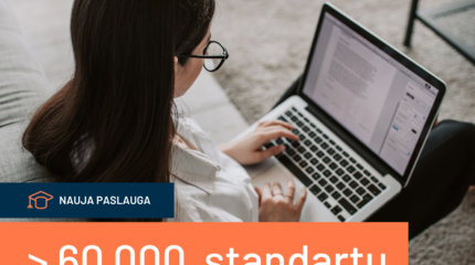 Bibliotekoje kviečiame nemokamai skaityti standartus
