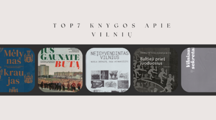 Dažniausiai ieškomos knygos apie Vilnių