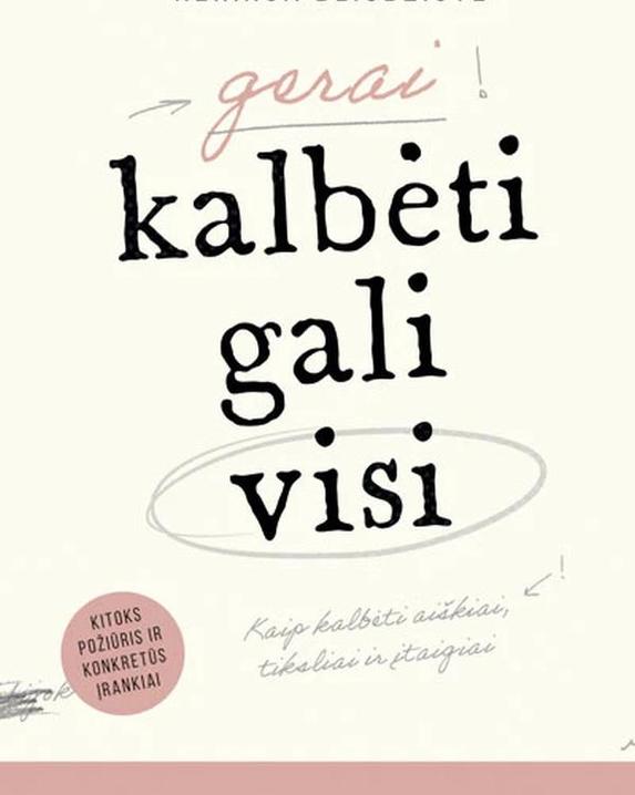 Gerai kalbėti gali visi. Kaip kalbėti aiškiai, tiksliai ir įtaigiai