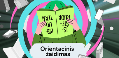 Orientacinis žaidimas jaunimui „Iššifruok biblioteką“