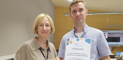 Apdovanojimas už aktyvumą  „Skaitmeninės savaitės 2024“ veiklose