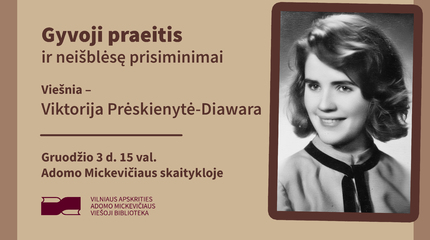 Grįžta susitikimai su vilniečiais jaukioje A. Mickevičiaus skaitykloje