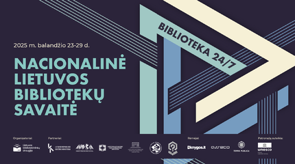 Balandžio 23-29 dienomis vyks jubiliejinė 25-oji Bibliotekų savaitė