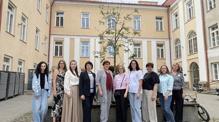 Bibliotekoje svečiuojasi kolegės iš Ukrainos