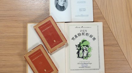 Knygos – bibliotekos vienmetės. Mickevičianos fondo įdomybės