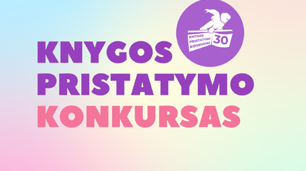 Startuoja jubiliejinis 30-asis Knygos pristatymo konkursas 