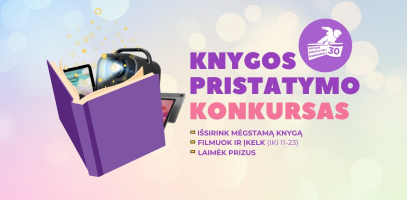 Knygos pristatymo konkursas: dovanos ir staigmenos