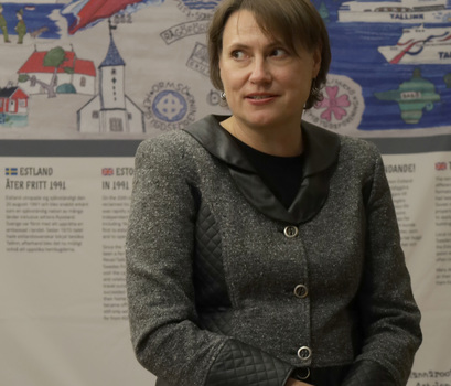 Parodos „Estijos švedų istorija siuvinėtuose kilimuose“ atidarymas