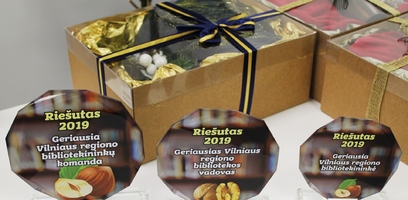 Vilniaus regiono bibliotekų apdovanojimai RIEŠUTAS vyks gruodžio 18 d. 13 val.