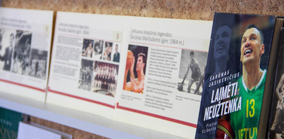 Leidinių paroda „Lietuvos krepšiniui – 100“ – Elektrėnuose