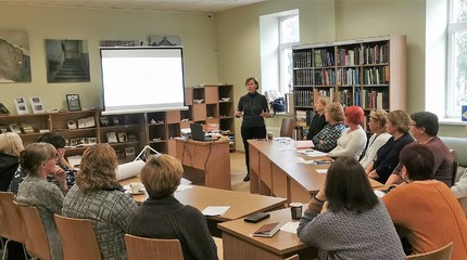 Švenčionių rajono savivaldybės viešojoje bibliotekoje vyko mokymai „Edukacinė veikla...