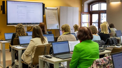 Bibliotekininkai gilino žinias apie duomenų bazes