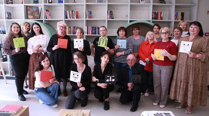 Įgyvendintas bibliotekininkų kompetencijų ugdymo projektas „Knygos sutvėrimas. Apie knygos meną...