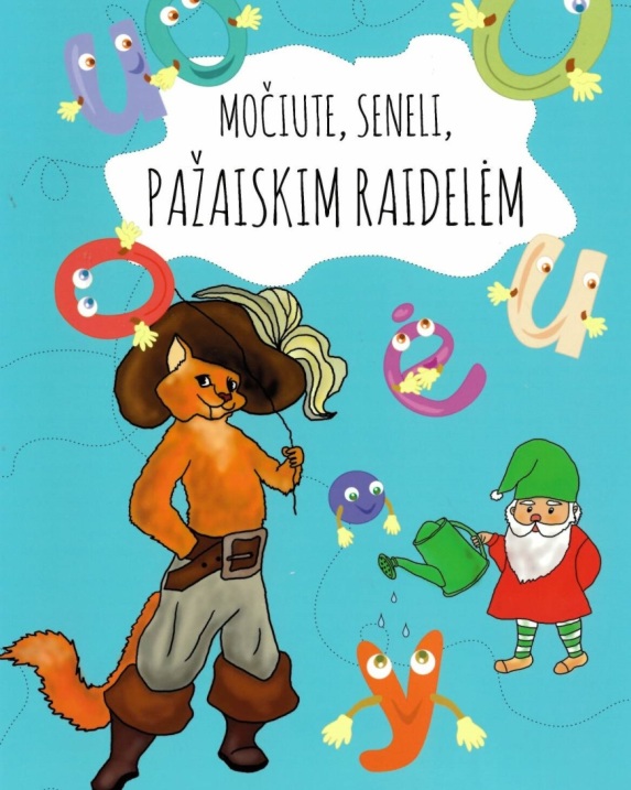 Močiute, seneli, pažaiskim raidelėm