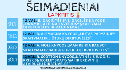 Šeimadieniai lapkritį
