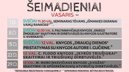 Vasario šeimadieniai
