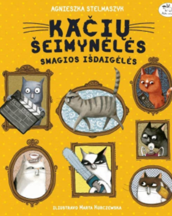 Kačių šeimynėlės smagios išdaigėlės