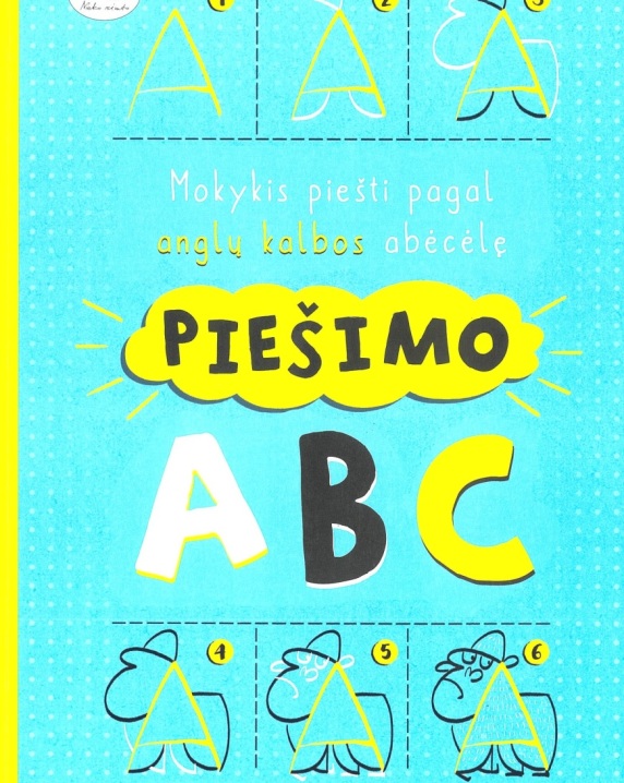 Mokykis piešti pagal anglųkalbos abėcėlę. Piešimo ABC