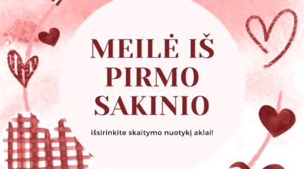 Aklas Valentino dienos pasimatymas su knyga!