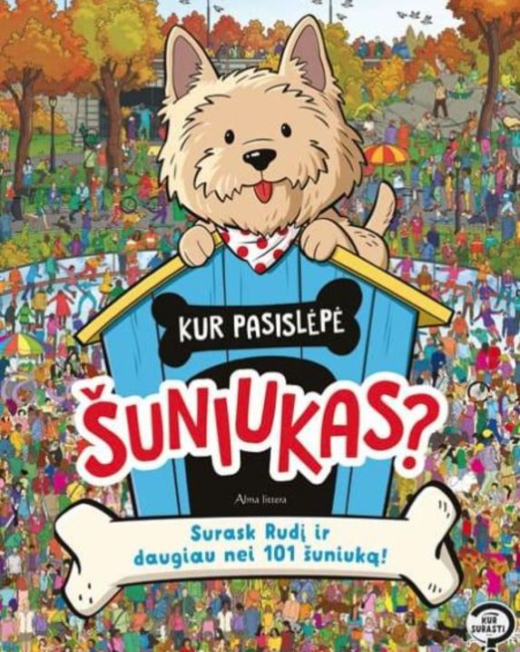 Kur pasislėpė šuniukas?
