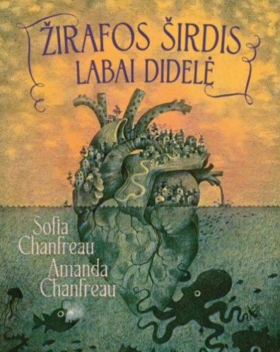 Žirafos širdis labai didelė