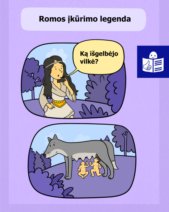 Romos įkūrimo legenda